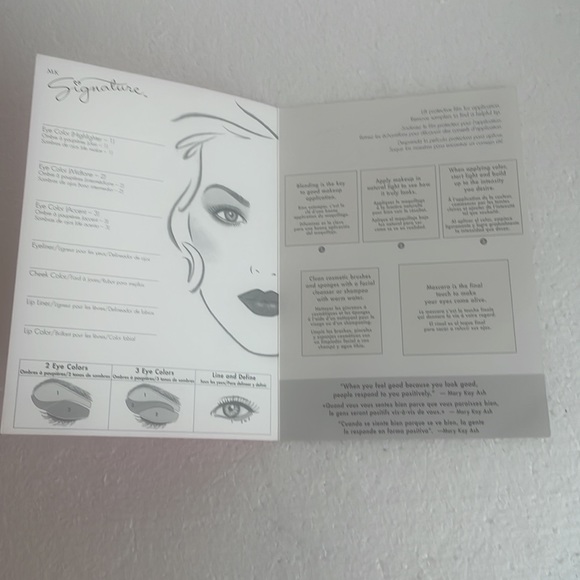 Mary Kay MK signature especially for you glamour cosmetics sample look cards - Picture 5 of 5